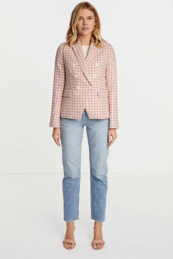 Rich & Royal Casual Blazer<Blazer red salsa