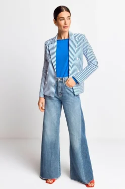 Rich & Royal Casual Blazer|Business Blazer<Blazer azzure blue