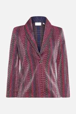 Rich & Royal Casual Blazer<Blazer Mit Glitzereffekt ruby red