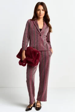 Rich & Royal Casual Blazer<Blazer Mit Glitzereffekt ruby red