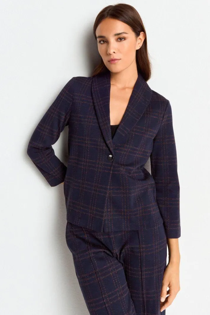 Rich & Royal Casual Blazer<Blazer Mit Karomuster midnight blue