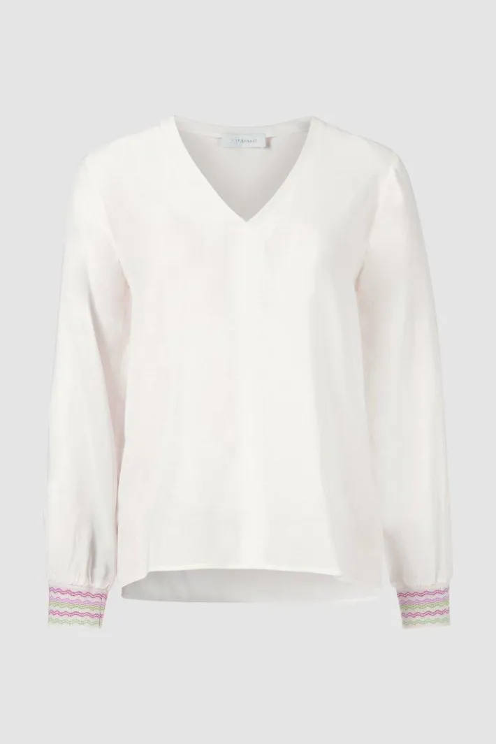 Rich & Royal Casual Blusen<Bluse pearl white
