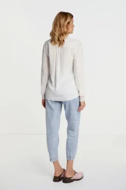 Rich & Royal Casual Blusen<Bluse pearl white