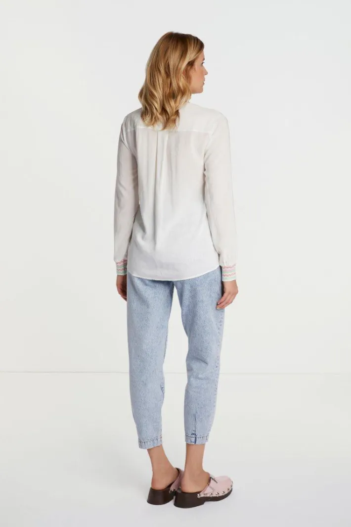 Rich & Royal Casual Blusen<Bluse pearl white