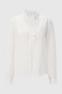 Rich & Royal Casual Blusen|Business Blusen<Bluse pearl white