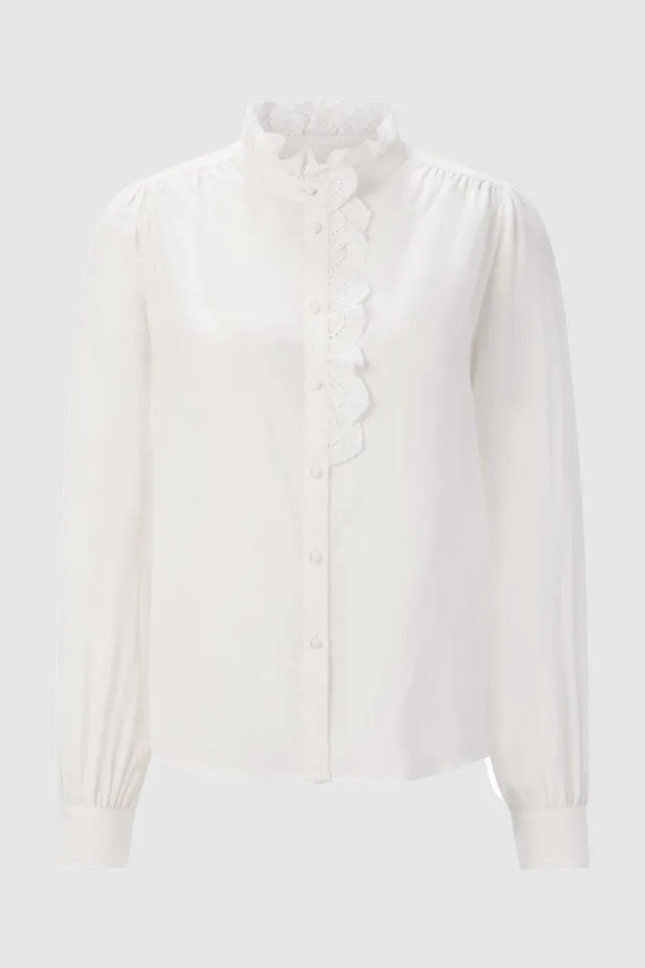 Rich & Royal Casual Blusen|Business Blusen<Bluse pearl white