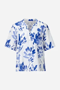 Rich & Royal Casual Blusen<Bluse cotton blue