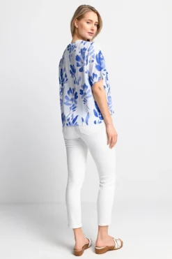 Rich & Royal Casual Blusen<Bluse cotton blue