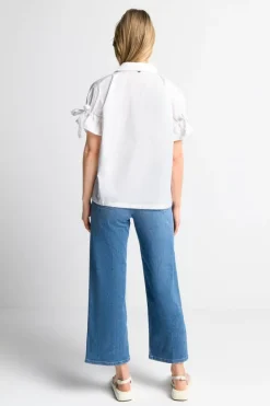 Rich & Royal Casual Blusen|Business Blusen<Bluse white