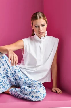 Rich & Royal Casual Blusen|Business Blusen<Bluse white