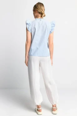 Rich & Royal Casual Blusen<Bluse cotton blue