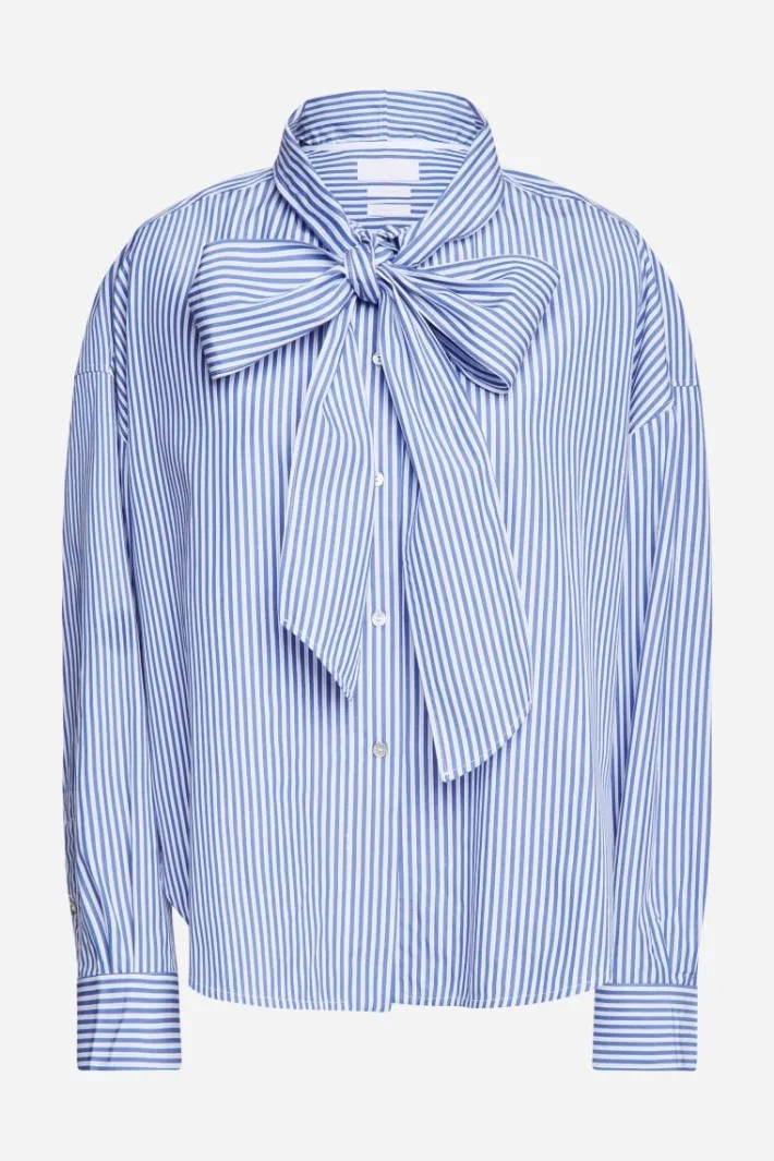 Rich & Royal Casual Blusen<Bluse Mit Bindekragen skyway blue