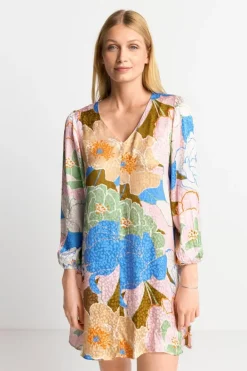 Rich & Royal Minikleider<Blusenkleid Mit Blumenprint rose shadow