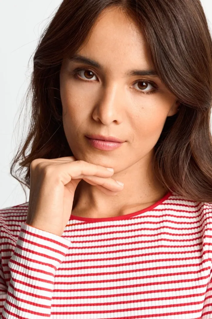 Rich & Royal Longsleeves<Bodycon-Longsleeve Mit Streifen