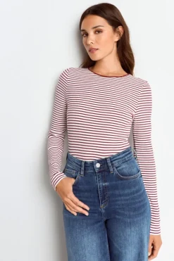 Rich & Royal Longsleeves<Bodycon-Longsleeve Mit Streifen