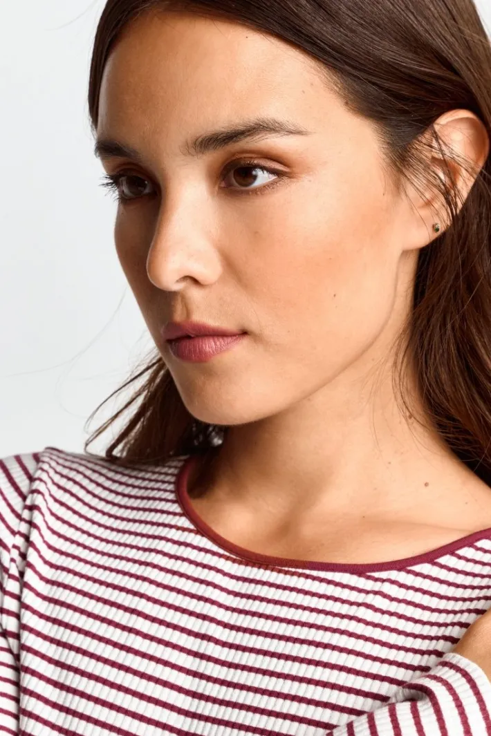 Rich & Royal Longsleeves<Bodycon-Longsleeve Mit Streifen