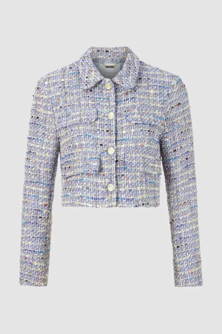 Rich & Royal Übergangsjacken|Bouclé-Jacken<Bouclé-Jacke french blue