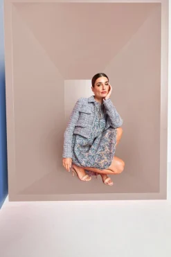 Rich & Royal Übergangsjacken|Bouclé-Jacken<Bouclé-Jacke french blue