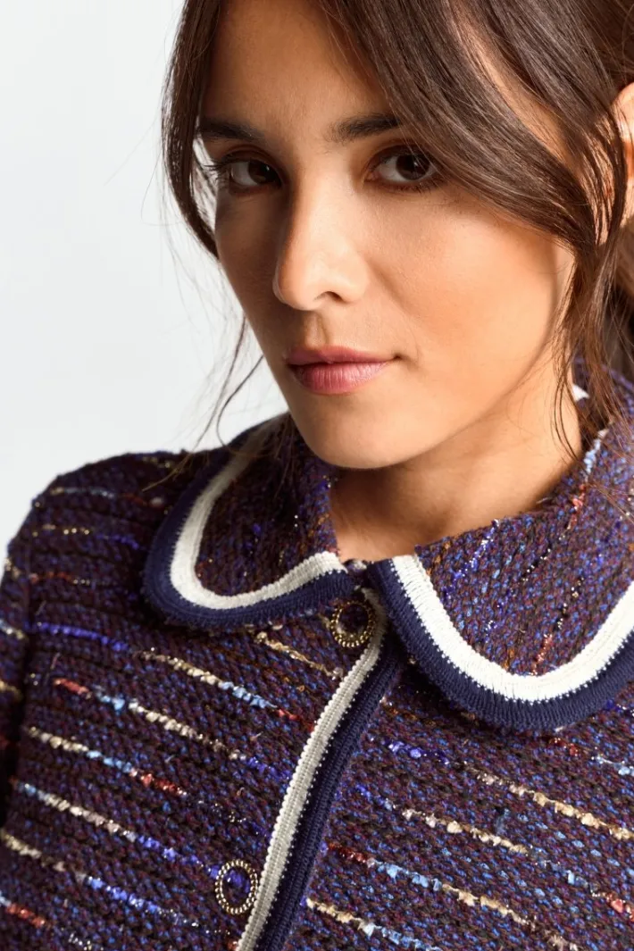 Rich & Royal Übergangsjacken|Bouclé-Jacken<Bouclé-Jacke Mit Bubikragen original