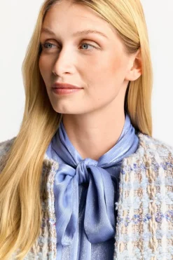 Rich & Royal Übergangsjacken|Bouclé-Jacken<Bouclé-Jacke Mit Rundhalsausschnitt cruise blue