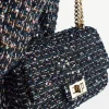 Rich & Royal Accessoires<Bouclé-Tasche Mit Goldkette midnight blue