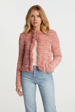 Rich & Royal Cardigans<Cardigan red salsa