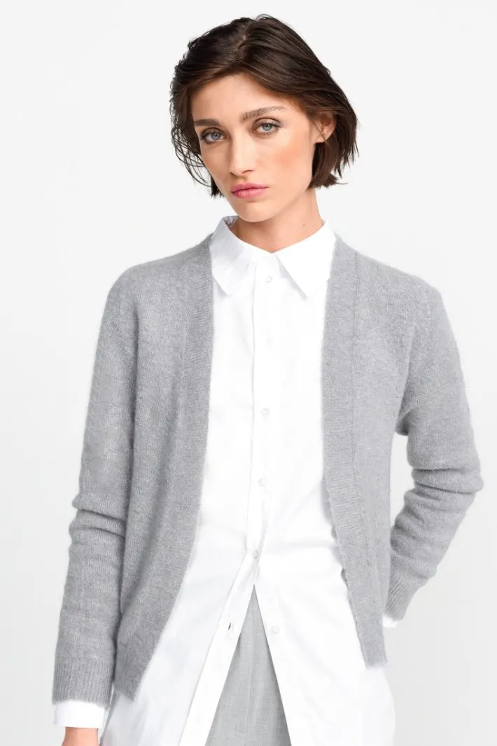 Rich & Royal Cardigans<Cardigan In Softem Wollmix