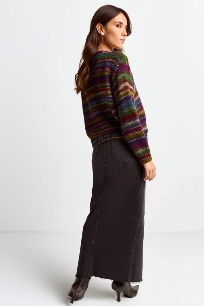 Rich & Royal Cardigans<Cardigan Mit Bunten Kristallknöpfen original