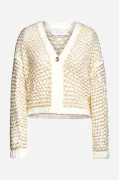 Rich & Royal Cardigans<Cardigan Mit Perlmuttknopf pearl white