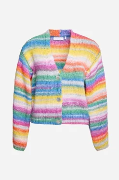 Rich & Royal Cardigans<Cardigan Mit Perlmuttknöpfen cruise blue