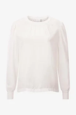 Rich & Royal Casual Blusen<Chiffonbluse Mit Rundhalsausschnitt