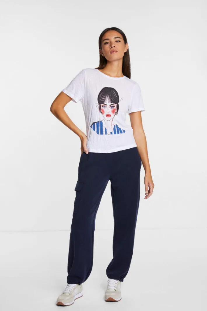 Rich & Royal T-Shirts<Crinkle-T-Shirt white