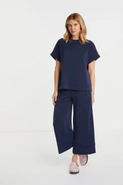 Rich & Royal Weite Hosen<Culotte Aus Super Softem Jersey