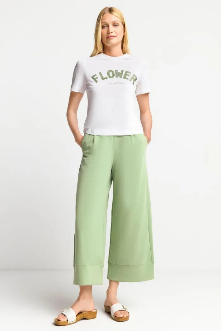 Rich & Royal Weite Hosen<Culotte Aus Supersoftem Jersey matcha