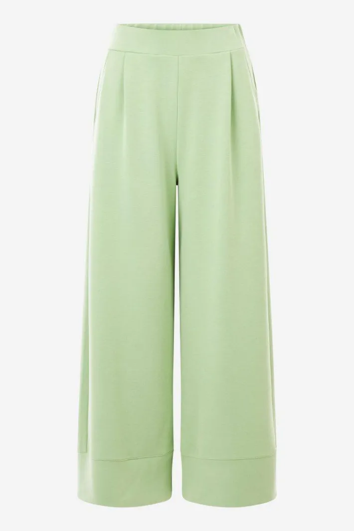 Rich & Royal Weite Hosen<Culotte Aus Supersoftem Jersey matcha