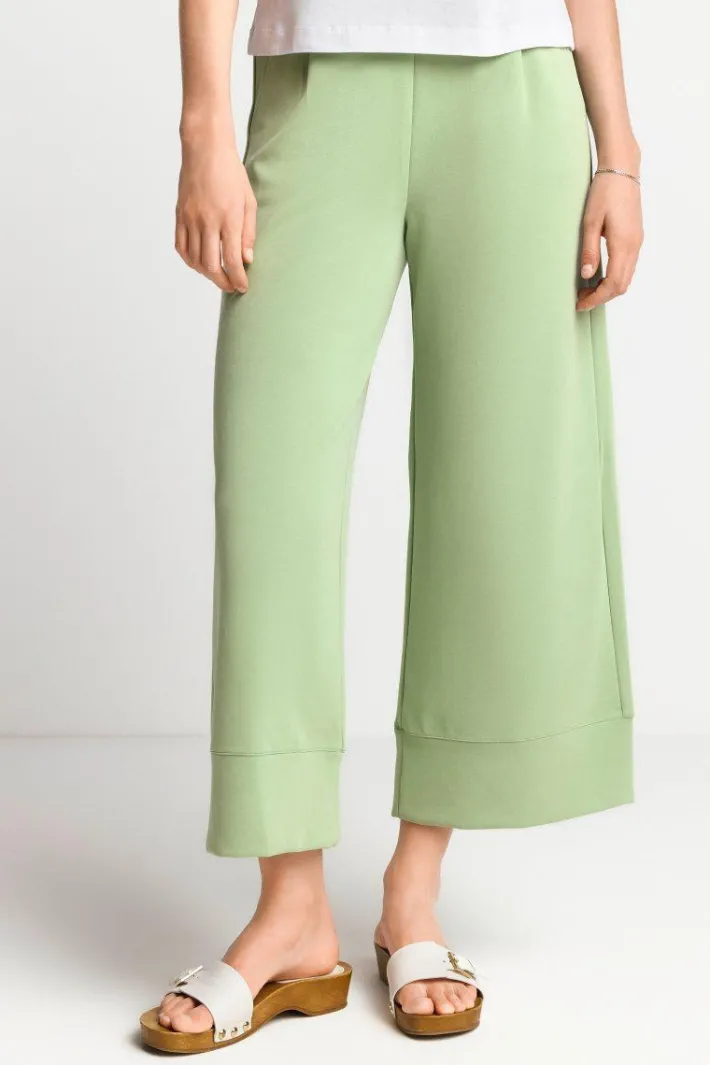 Rich & Royal Weite Hosen<Culotte Aus Supersoftem Jersey matcha