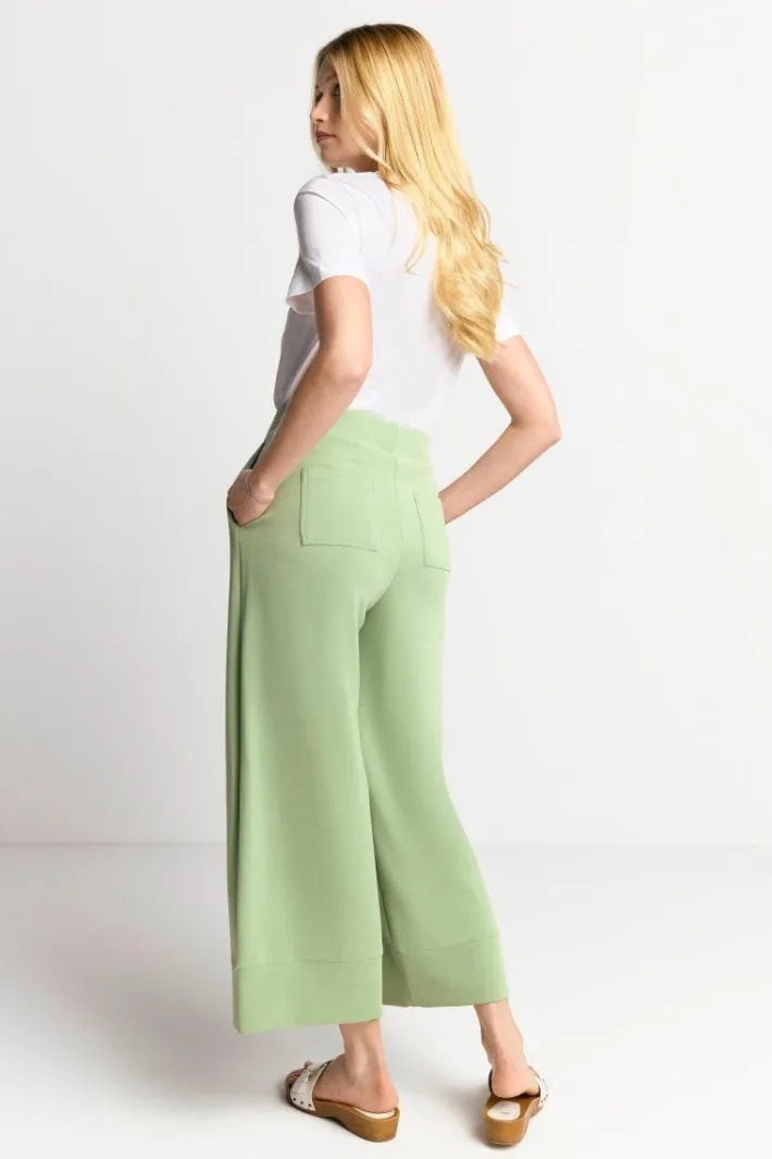 Rich & Royal Weite Hosen<Culotte Aus Supersoftem Jersey matcha