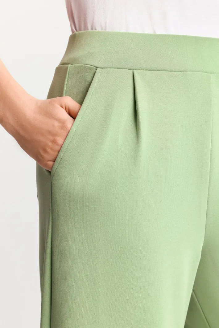 Rich & Royal Weite Hosen<Culotte Aus Supersoftem Jersey matcha