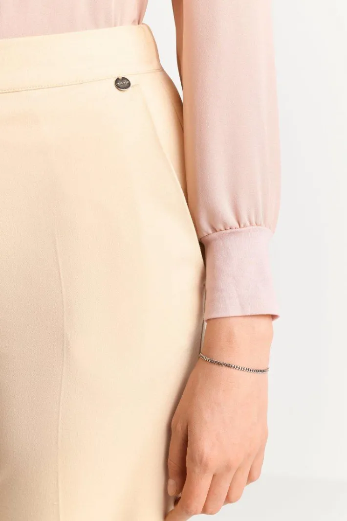 Rich & Royal Weite Hosen|Business Hosen<Culotte Mit Bügelfalte