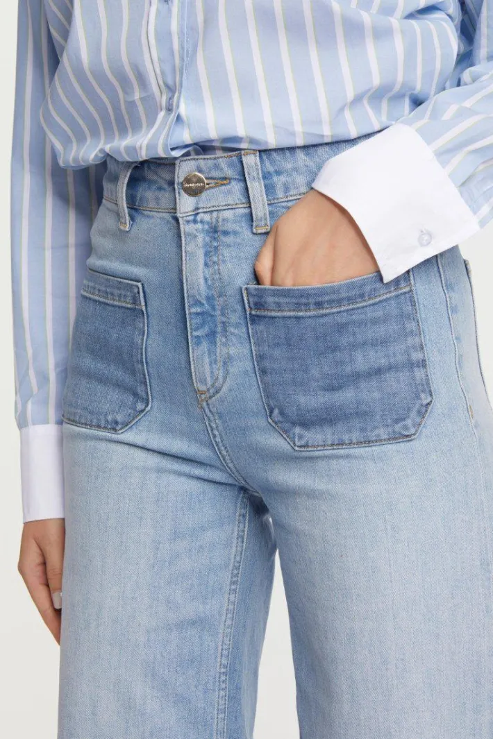 Rich & Royal Wide Leg<Denim denim blue