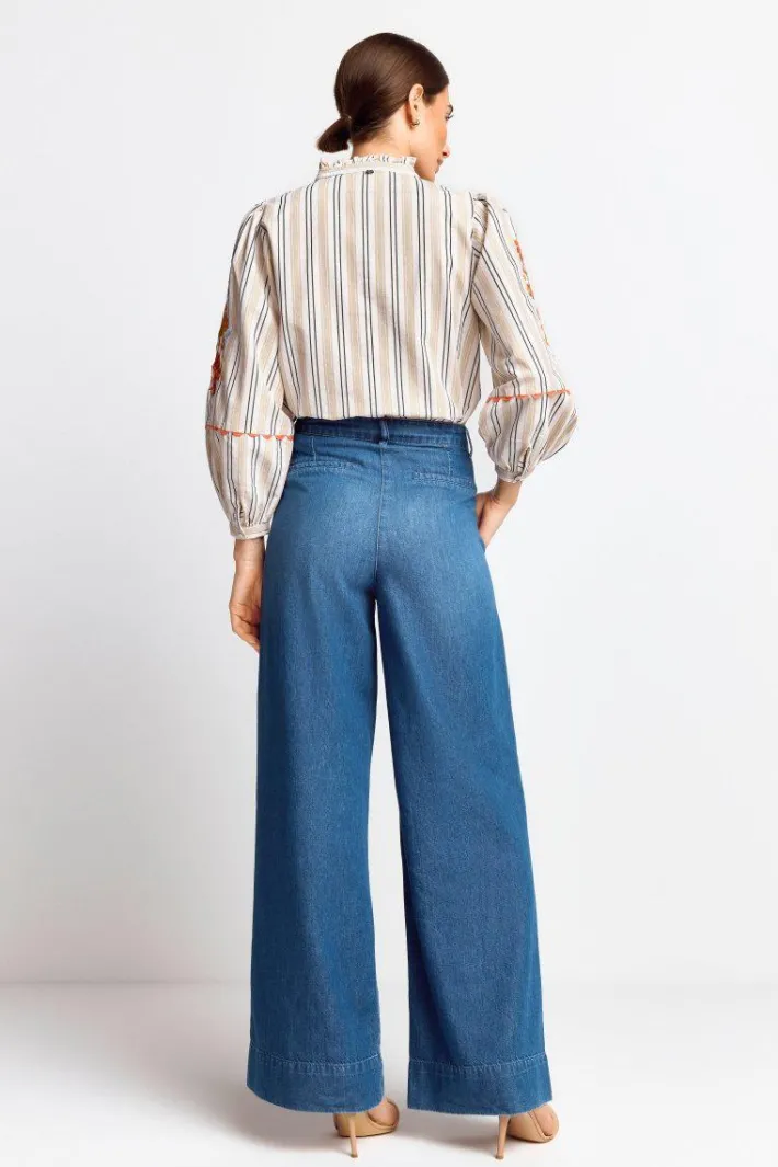 Rich & Royal Wide Leg<Denim denim blue
