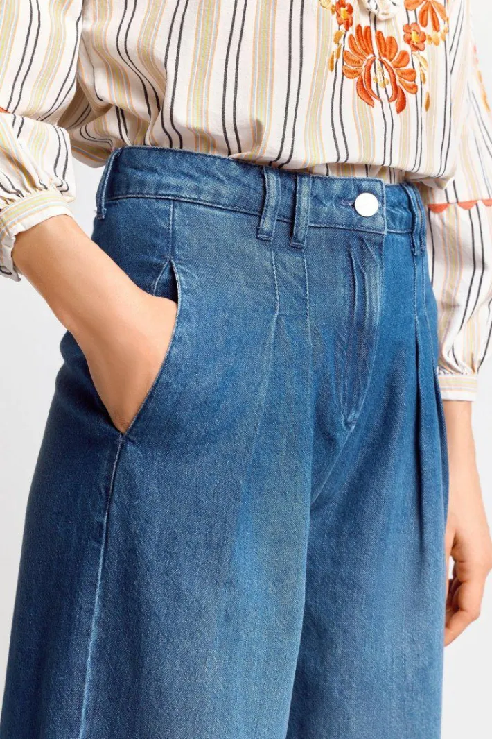 Rich & Royal Wide Leg<Denim denim blue