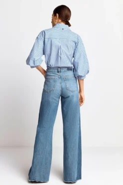 Rich & Royal Wide Leg<Denim denim blue