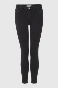Rich & Royal Skinny<Denim In Satin-Stretch denim black