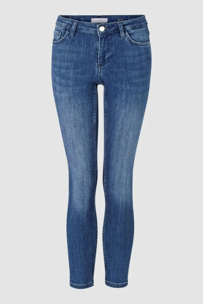 Rich & Royal Skinny<Denim In Satin-Stretch denim blue