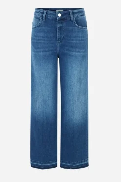 Rich & Royal Wide Leg<Denim Mit Ausgefranstem Saum denim blue