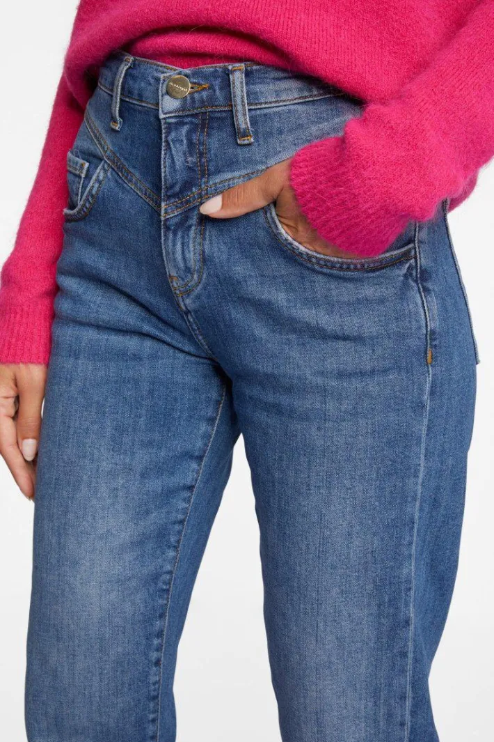 Rich & Royal Vintage Straight<Denim Mit Geradem Schnitt denim blue