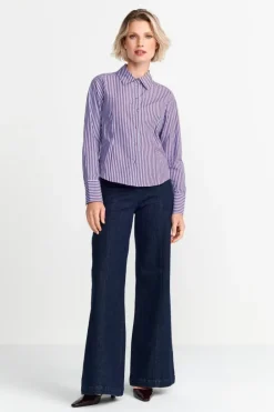 Rich & Royal Business Blusen<Gestreifte Hemdbluse