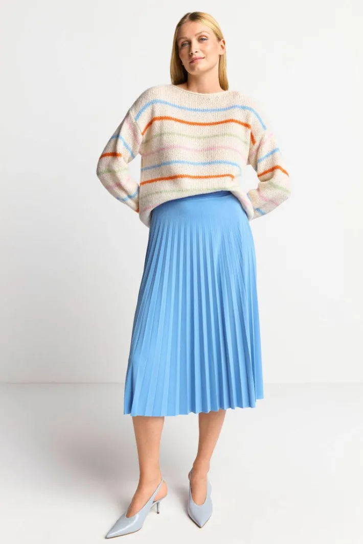 Rich & Royal Pullover<Gestreifter Pullover In Perlweiß pearl white