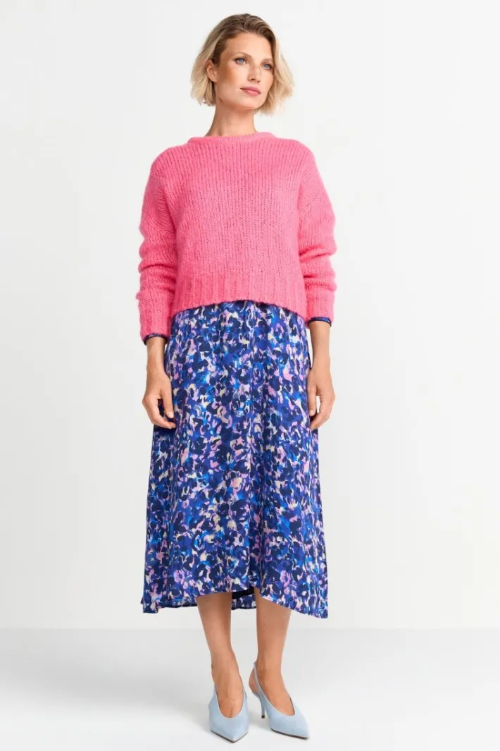 Rich & Royal Pullover<Grobstrickpullover Mit Rundhalsausschnitt